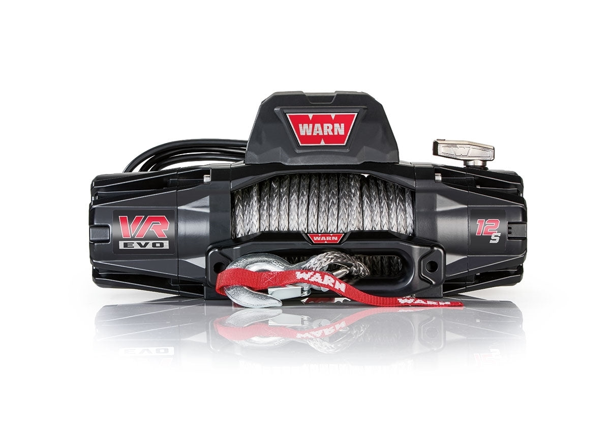 WARN 103255 - VR EVO 12-S (12,000 lbs) ELECTRIC WINCH SYNTHETIC ROPE - UNIVERSAL FIT - Xtreme 4x4