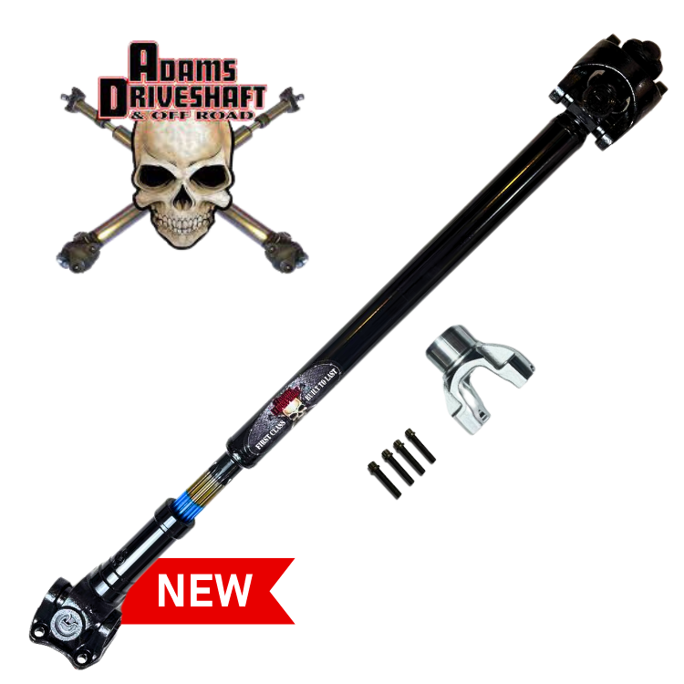 JEEP WRANGLER JL/JT - FRONT - 1350 SOLID CV DRIVESHAFT 37.0" - (ASDJL-1350HRF-S-OEM-RUB) - Xtreme 4x4