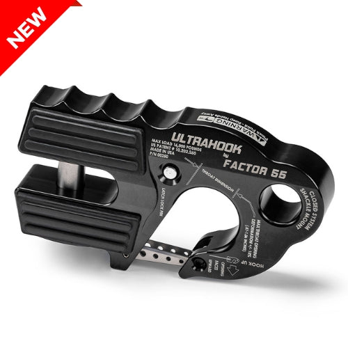FACTOR 55 ULTRAHOOK (BLACK) - UNIVERSAL FIT - 00250-04 - Xtreme 4x4
