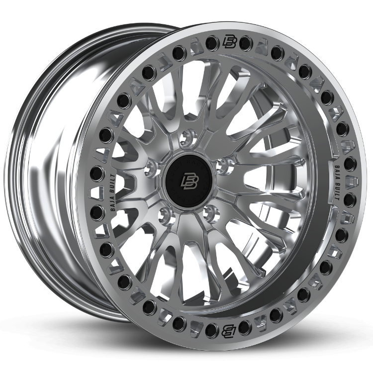 WRANGLER JT/JL/JK - RAW MACHINED - BEADLOCK RENEGADE - (17X9" 5X5 -38MM) - BAJA BUILT RACE WHEELS - Xtreme 4x4