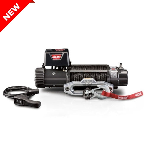 WARN 87310 - 9.5XP-S WINCH (9,500 lbs) 100' SPYDURA SYNTHETIC ROPE - UNIVERSAL FIT - Xtreme 4x4