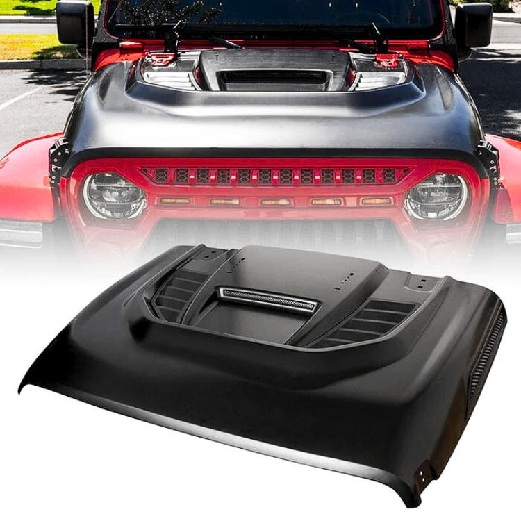 JEEP WRANGLER JL/JT - HOOD RED ROCK SERIES WITH FUNCTIONAL AIR VENTS - (XHPPJL-6009) - Xtreme 4x4