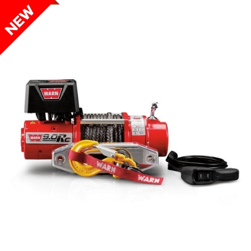 WARN 71550 - 9.0RC WINCH (9,000 lbs) 12V ELECTRIC SYNTHETIC ROPE - UNIVERSAL FIT - Xtreme 4x4