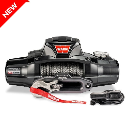 WARN 110012 - ZEON XD 12-S (12,000 lbs) ELECTRIC WINCH SYNTHETIC ROPE - UNIVERSAL FIT - Xtreme 4x4