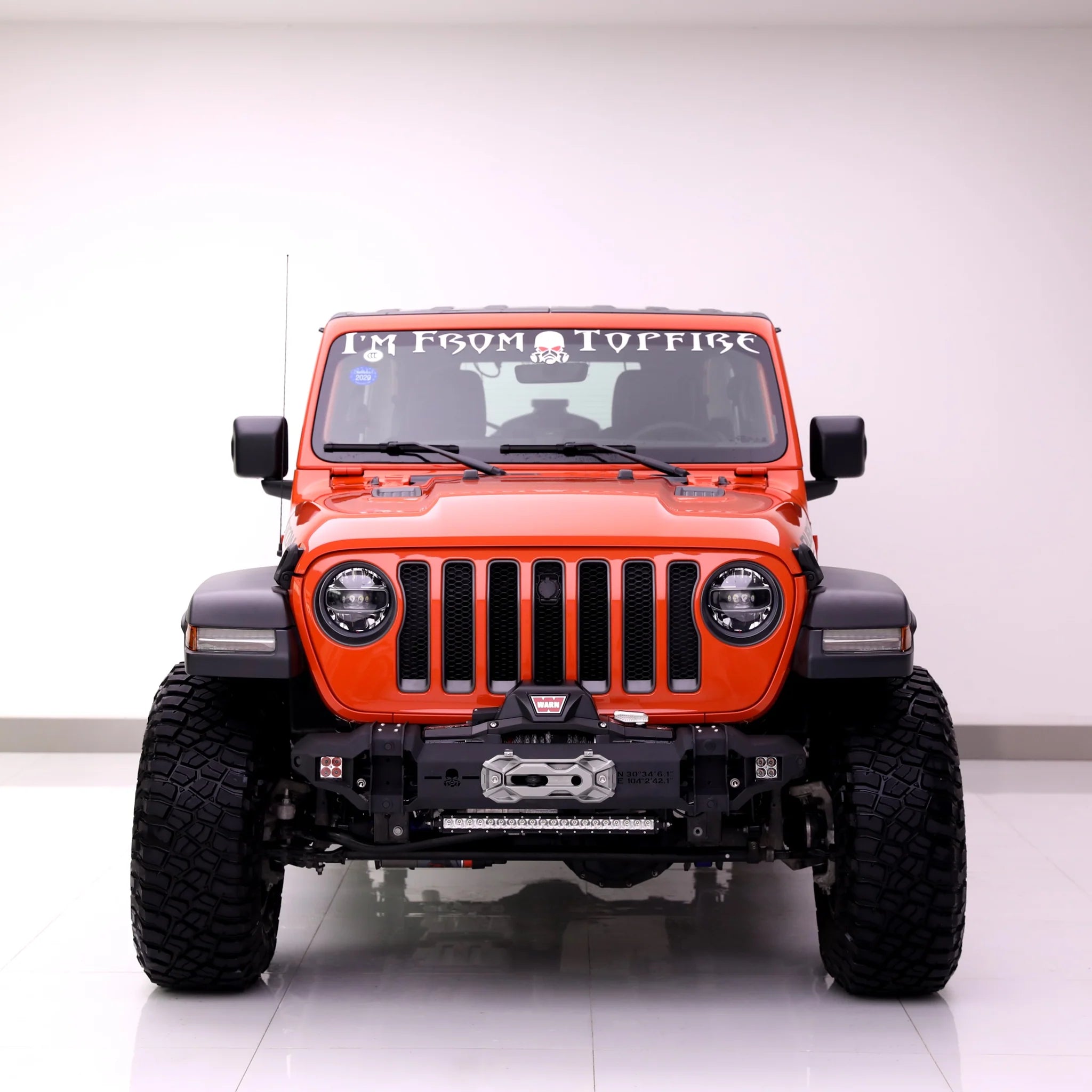 TOPFIRE MARAUDER IV FRONT BUMPER ALUMINUM - FRONT - JEEP WRANGLER JL/JLU - (XHPPJL-106) - Xtreme 4x4