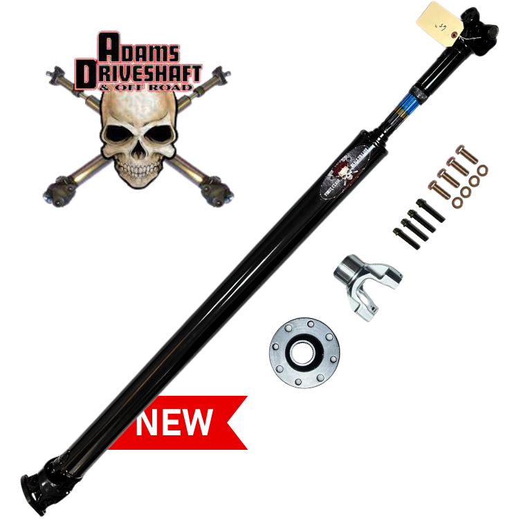 JEEP GLADIATOR JT - REAR - 1 PIECE 1350 SOLID CV DRIVESHAFT 65" - (ASDJT-1350R-S-1PC-RUB) - Xtreme 4x4