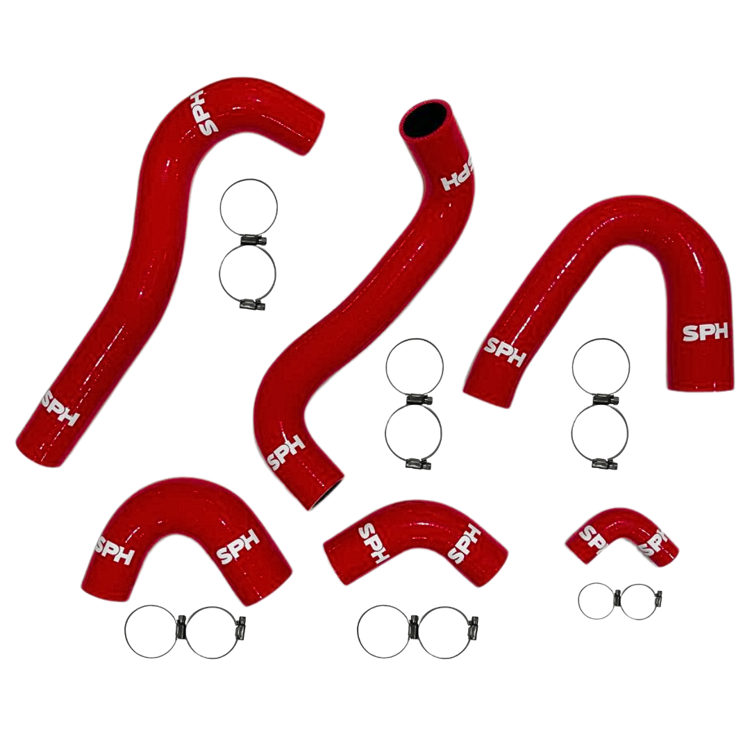 SPH392RED - JEEP 392 - SILICONE RADIATOR COOLANT HOSE KIT - Xtreme 4x4