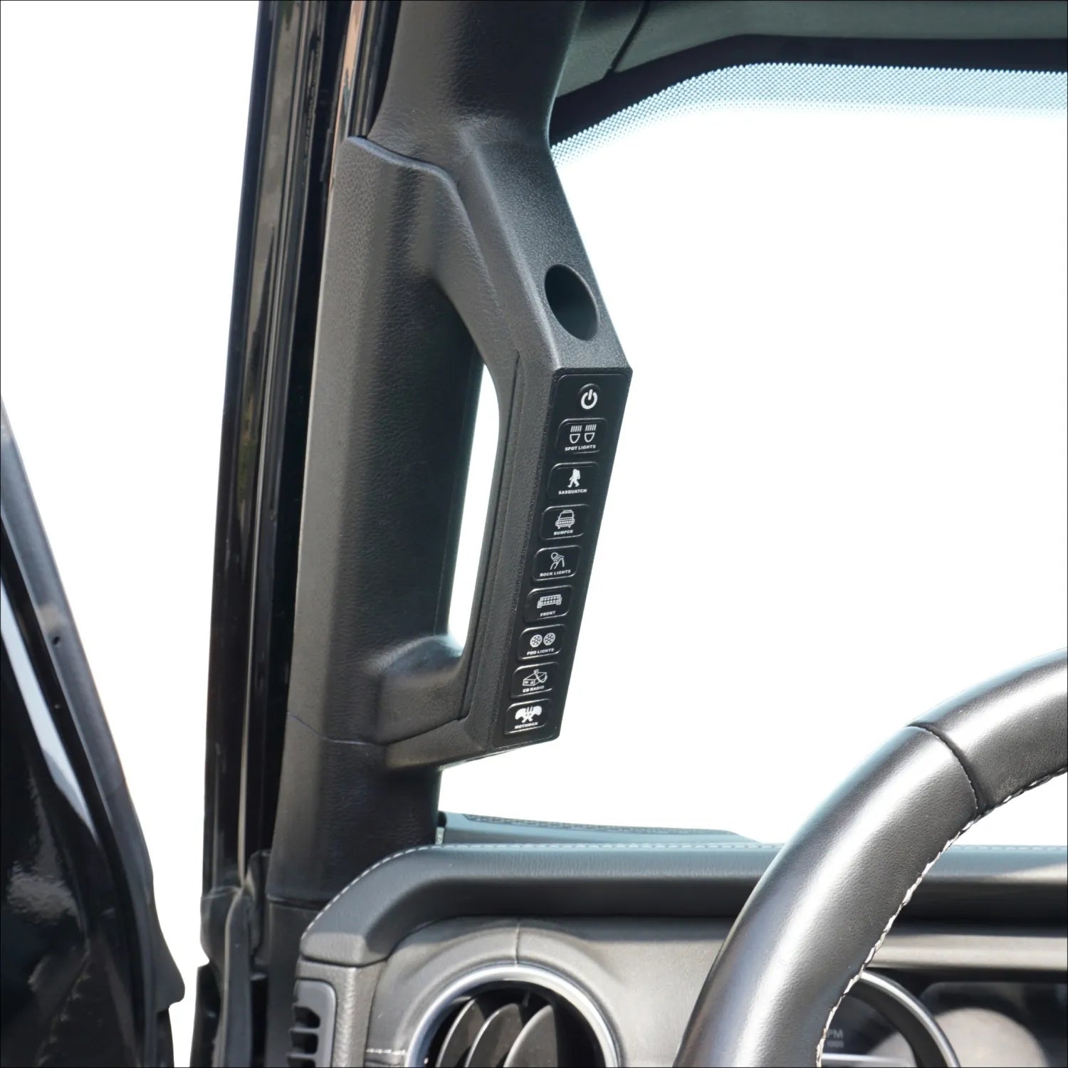 JEEP WRANGLER JL/JT - 8 SWITCH PROGRAMABLE GRAB HANDLE SWITCH PANEL - VOSWITCH JL800