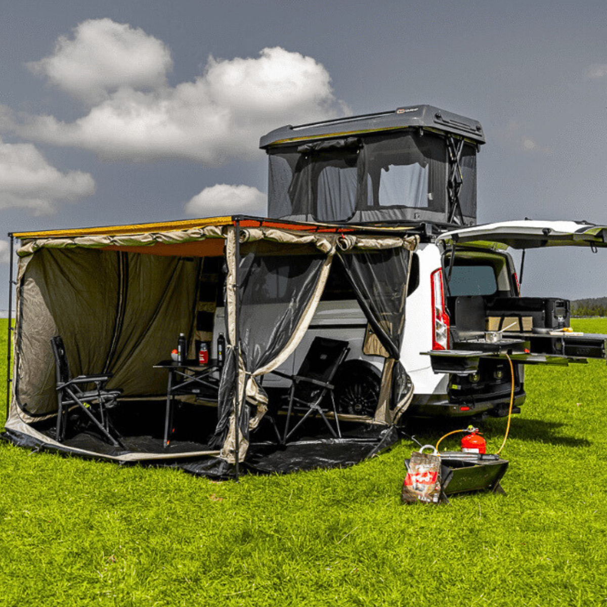 ARB 813108 - ARB AWNING ROOM ACCESSORY DELUXE WITH FLOOR HEAVY DUTY - Xtreme 4x4