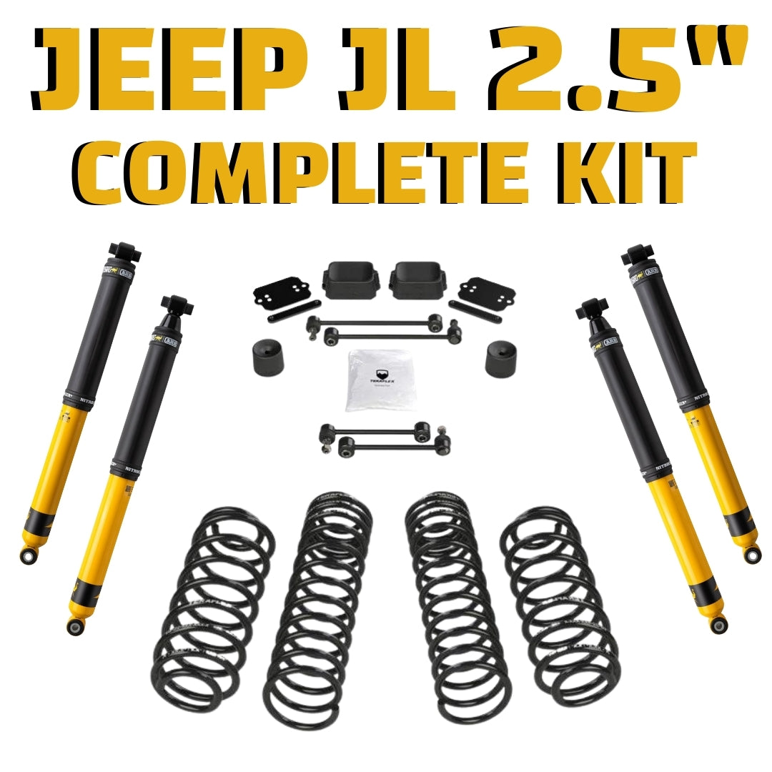 JEEP WRANGLER JL - EMU FULL SUSPENSION 2.5" LIFT KIT - EMUJL-01 - Xtreme 4x4