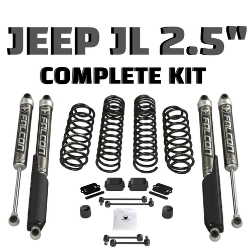JEEP WRANGLER JL 2/4Drs - FULL SUSPENSION 2.5" LIFT KIT - TERJL-01