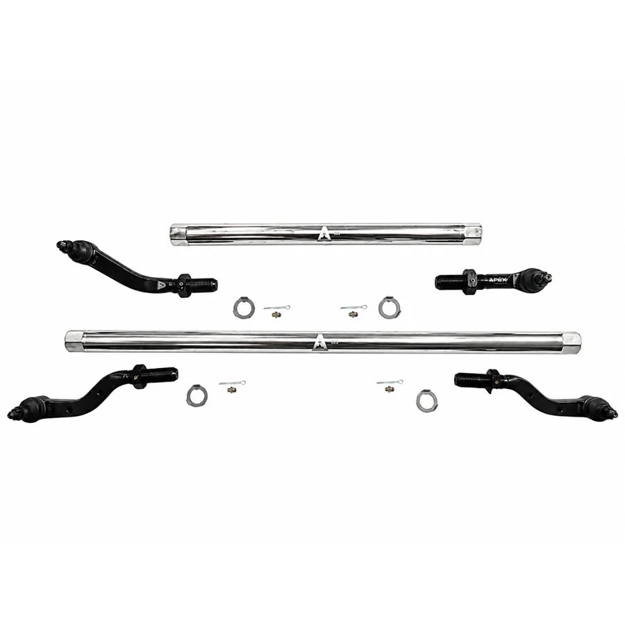 JEEP WRANGLER JL/JT - 2.5 TON TIE ROD & DRAG LINK ASSEMBLY - APEX KIT125