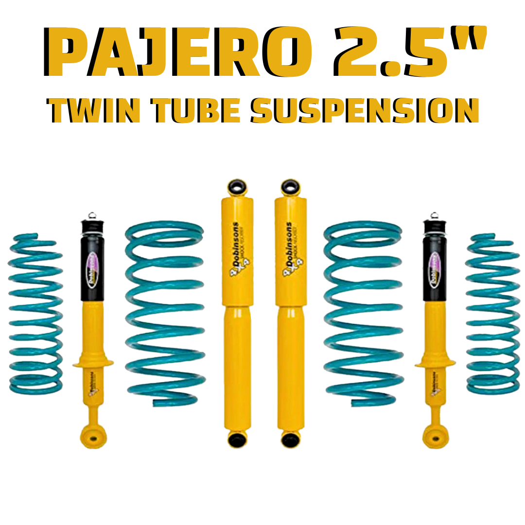 PAJERO - DOBINSONS 2.5" TWIN TUBE SUSPENSION LIFT KIT - DOBPAJ-15 - Xtreme 4x4