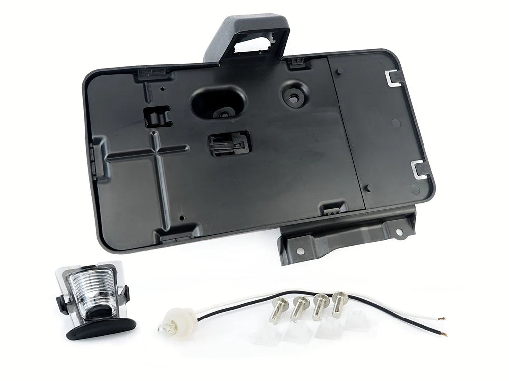 JEEP WRANGLER JK - REAR - LICENSE PLATE TAG BRACKET WITH LIGHT - (XHPPJK-131)