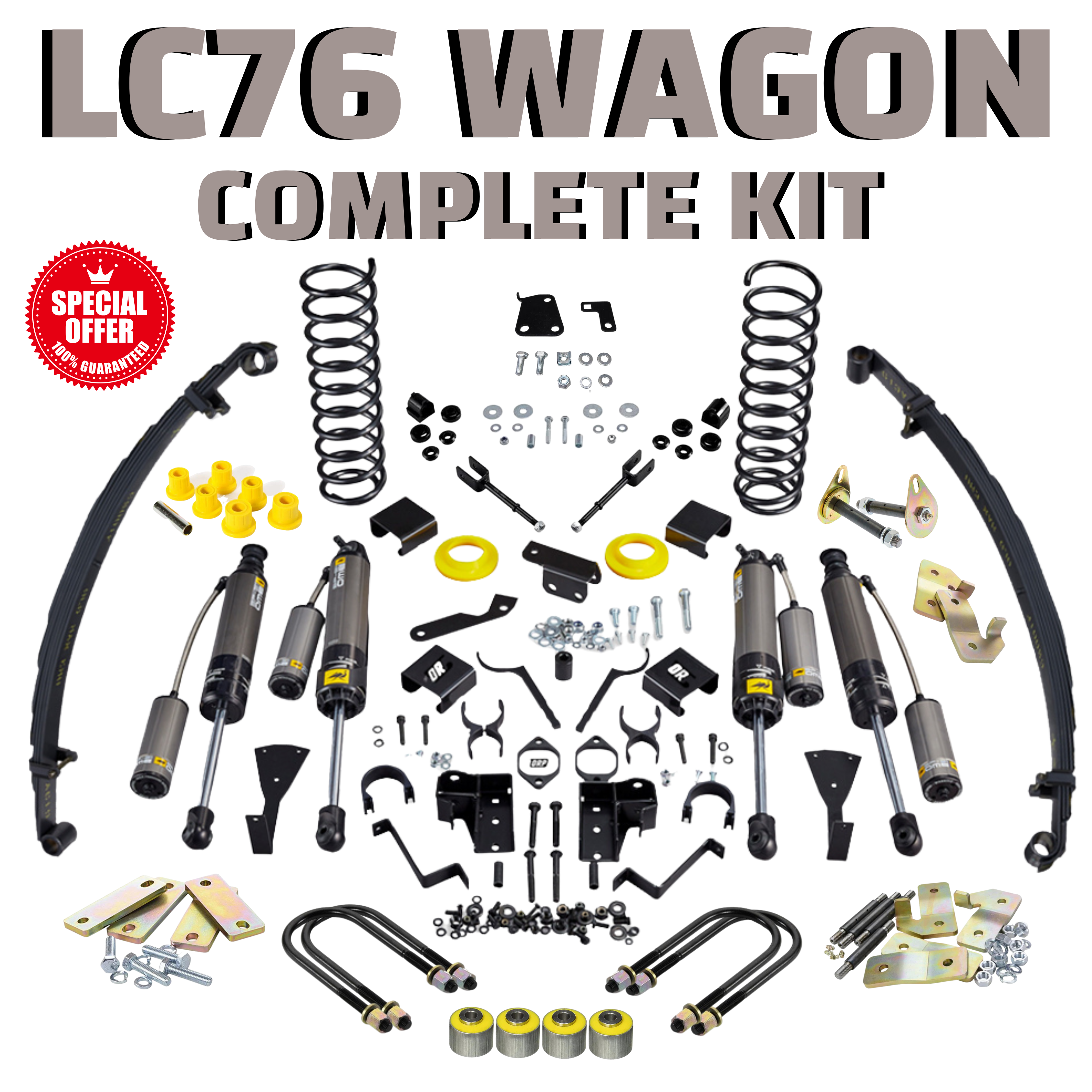 LAND CRUISER 76 WAGON - BP-51 FULL SUSPENSION KIT - BPLC76-01 - Xtreme 4x4