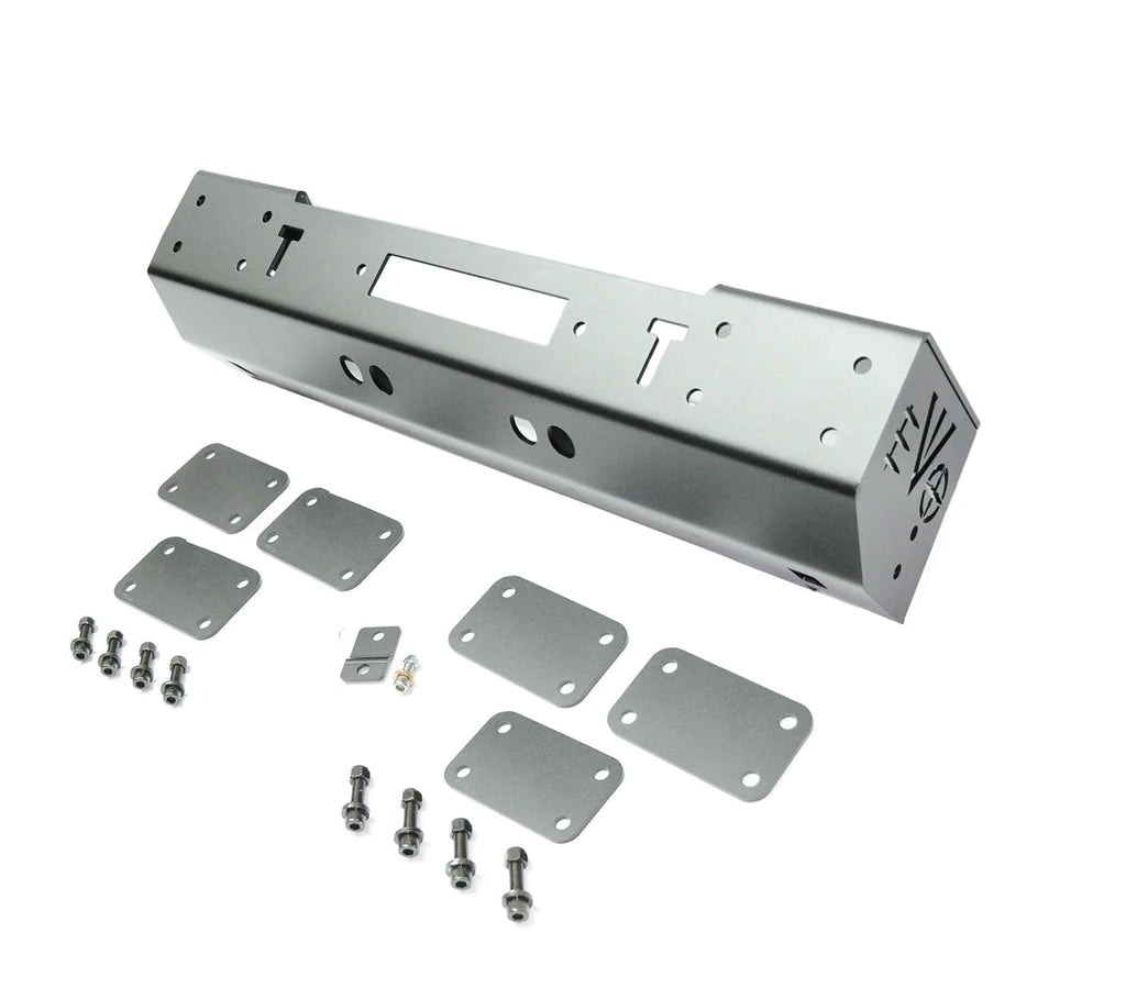 JEEP WRANGLER JL/JK/JT - STEEL QUARTER POUNDER FRONT WINCH BUMPER - EVO-3057 - Xtreme 4x4