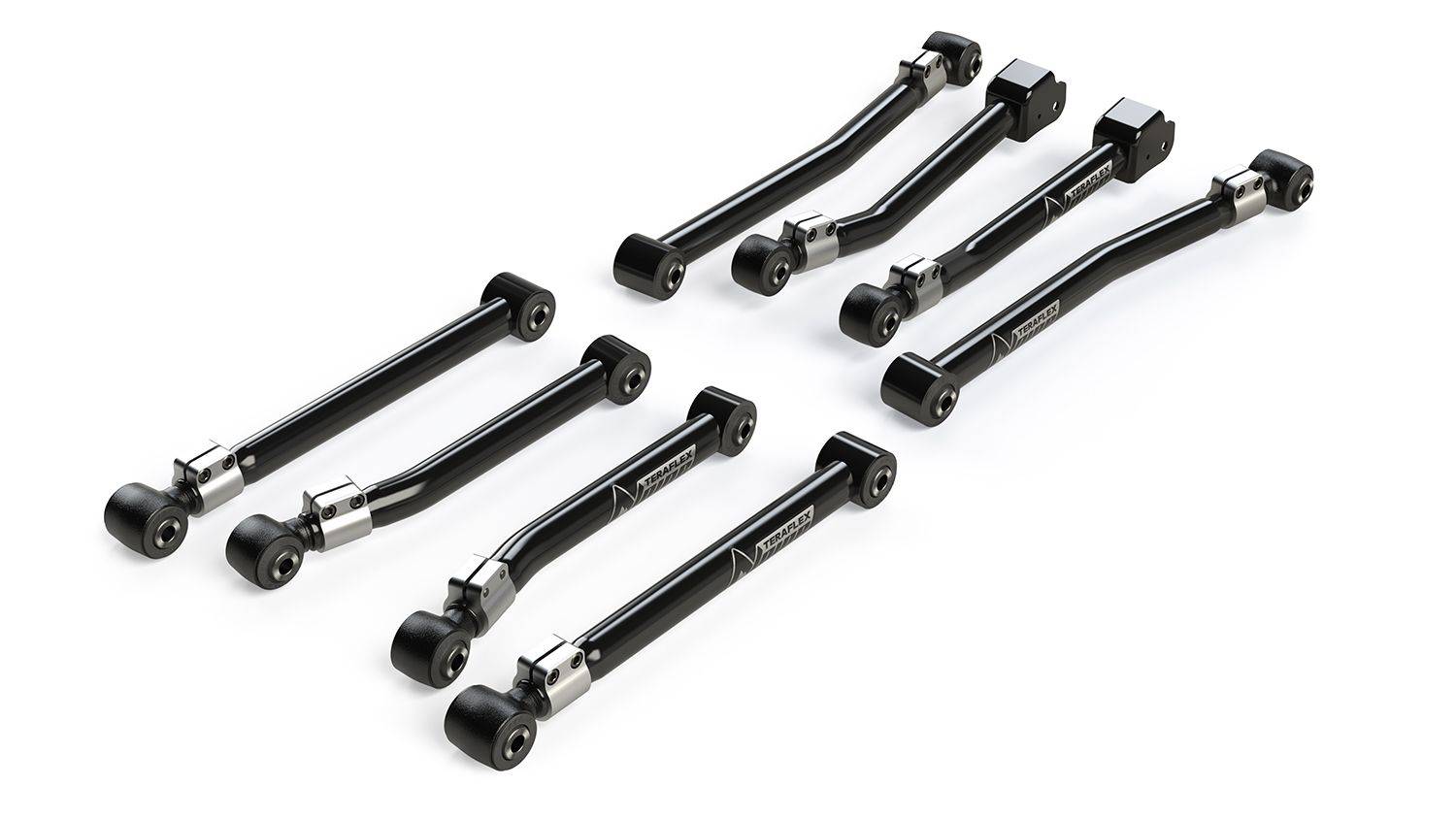 JEEP WRANGLER JL - FOR Alpine Short Control Arm Kit – 8-Arm (0-4.5" Lift) - TERAFLEX 1416610 - Xtreme 4x4