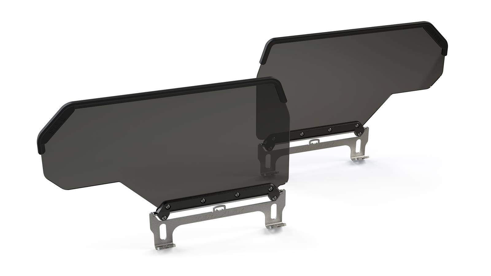 JEEP WRANGLER JL - FOR Axis Side Sun Visor Kit - Smoke- Pair - TERAFLEX 4840003 - Xtreme 4x4