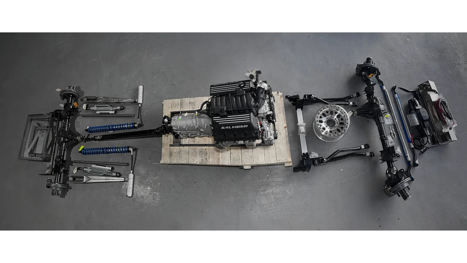 Massimo — Jeep Gladiator — Drivetrain parts — flat lay