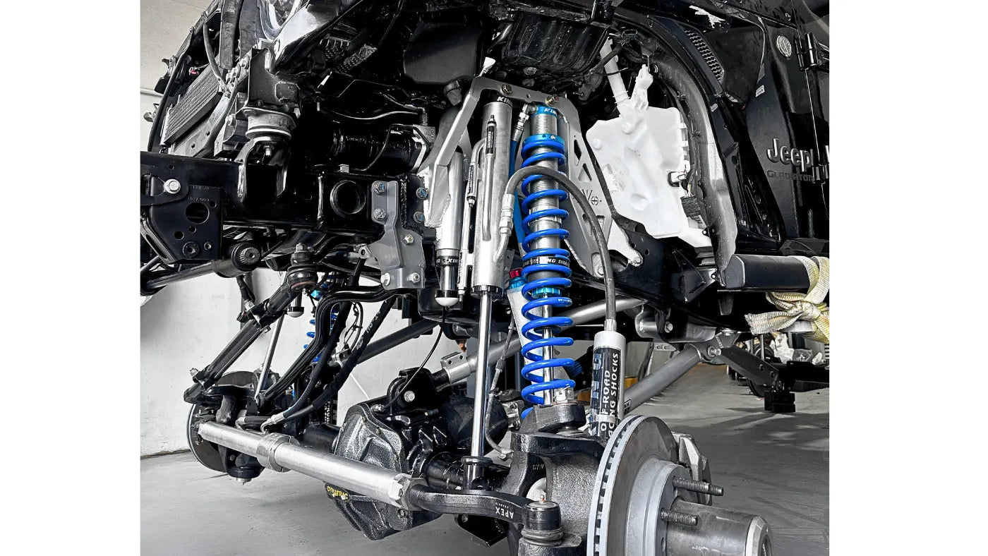 Massimo — Jeep Gladiator — Underside — King coilovers