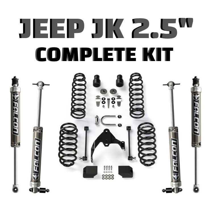 JEEP WRANGLER JK - TERAFLEX FULL SUSPENSION 2.0-2.5" LIFT KIT - TERJK-01