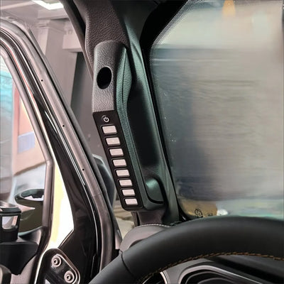 JEEP WRANGLER JL/JT - 8 SWITCH PROGRAMABLE GRAB HANDLE SWITCH PANEL - VOSWITCH JL810