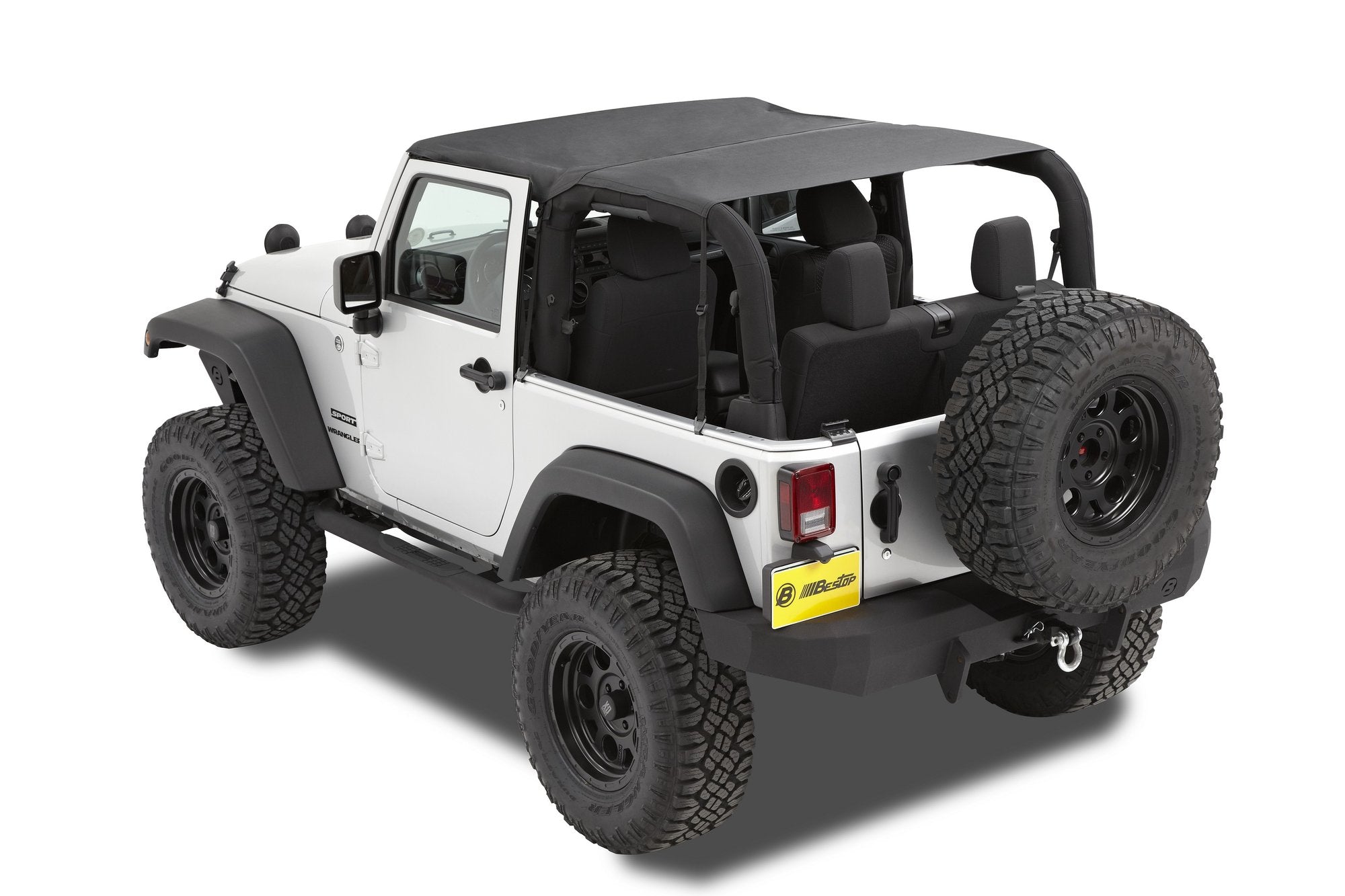 JEEP WRANGLER JK 2DRS - HEADER SAFARI BIKINI TOP - BESTOP 52583-35 - Xtreme 4x4