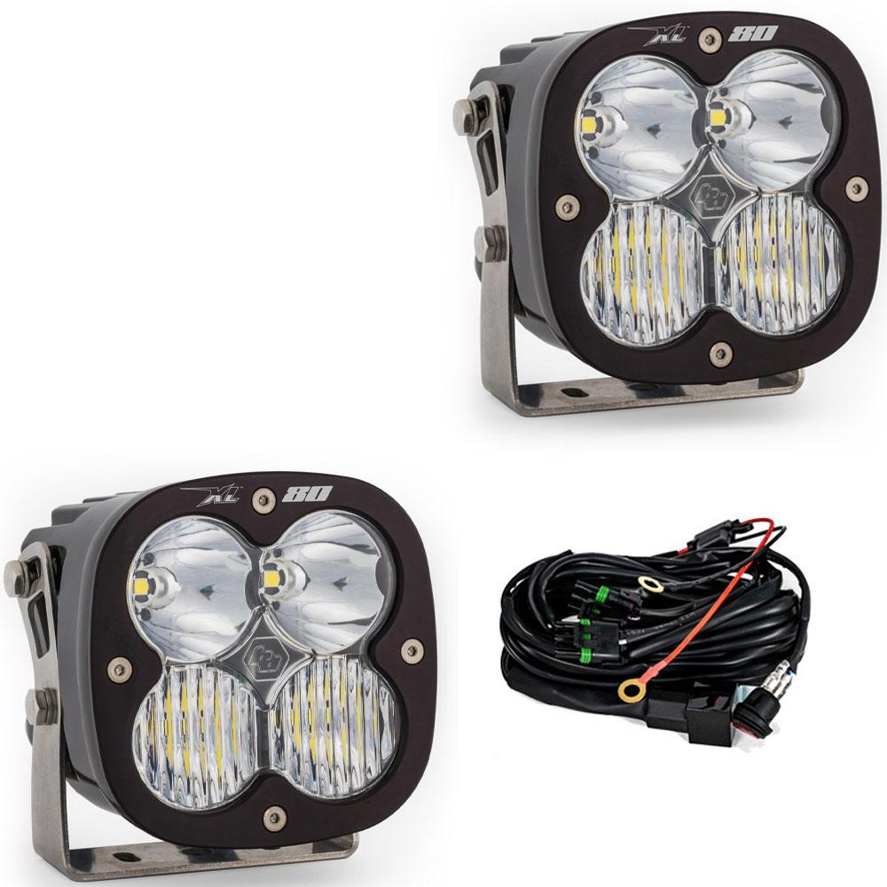 BAJA DESGINS 677803 - XL80 LED - Clear Auxiliary Light Pod Pair - Universal