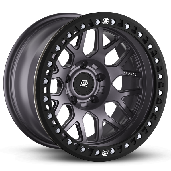 FORD BRONCO RAPTOR - SATIN GRAPHITE FORGED BEADLOCK - (17X9
