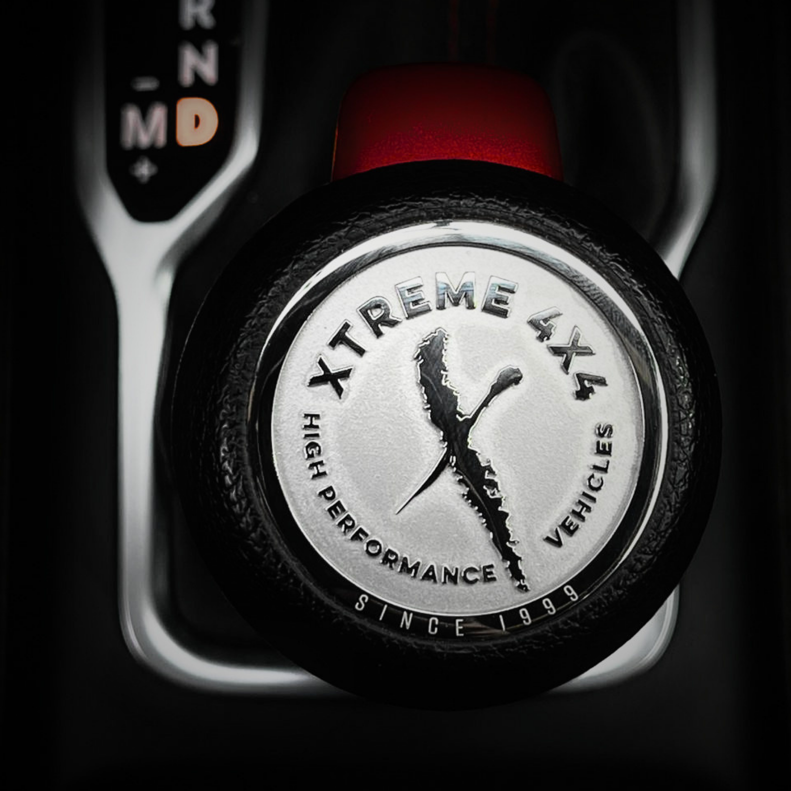 CNC MACHINED CUSTOM XTREME4X4 EMBLEM FITS - JEEP JL/392 STYLE FENDERS BADGE & TRANSFER CASE SHIFTER - 710XTR-FEN-TRAS-CNC