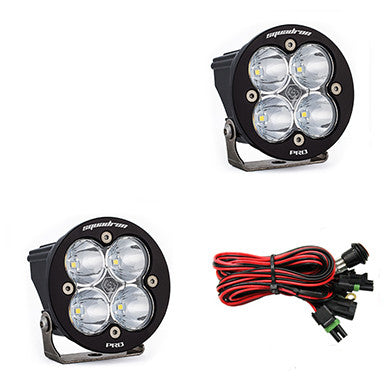BAJA DESGINS 597803 - Squadron-R Pro - Black LED Auxiliary Light Pod Pair - Universal