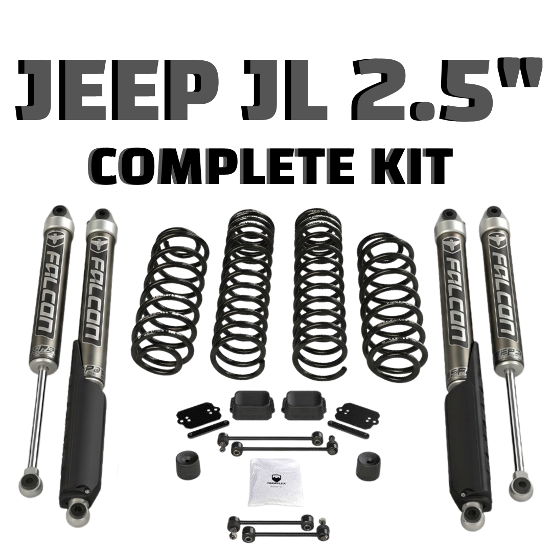 JEEP WRANGLER JL 2/4Drs - FULL SUSPENSION 2.5" LIFT KIT - TERJL-01