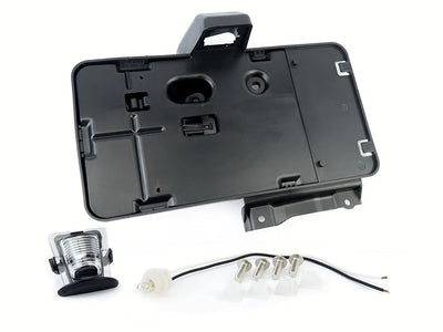 JEEP WRANGLER JK - REAR - LICENSE PLATE TAG BRACKET WITH LIGHT - (XHPPJK-131)