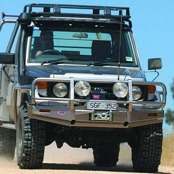 LAND CRUISER 70s SERIES - DELUXE WINCH FRONT BUMPER WITH BULL BAR - ARB ...