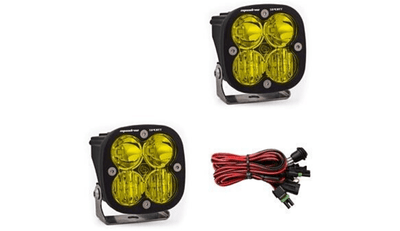 BAJA DESGINS 497813 - FOR LED Light Pods Amber Lens Driving Combo Pattern Pair Squadron Pro Series