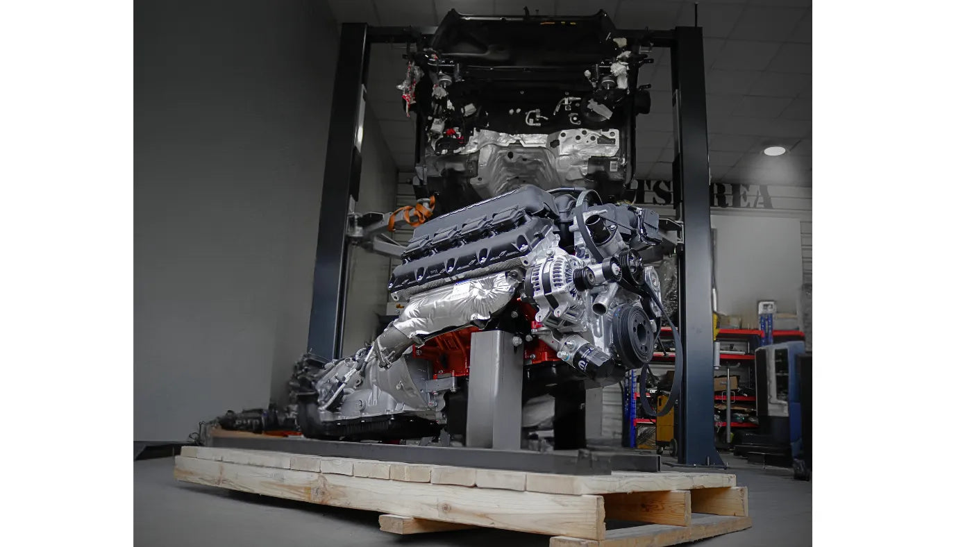 Massimo — Jeep Gladiator — Drivetrain on the stand